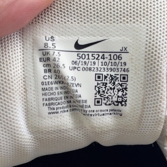 Nike Shox NZ Running Shoes White Size 8.5 501524-106 - Picture 11 of 11